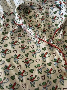 Roller Rabbit - Merry Monkey short sleeve polo pajamas